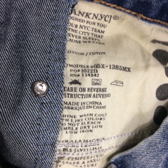 Blank NYC Girlfriend Cropped Jean Two Tone Frayed 29 - Picture 4 of 6